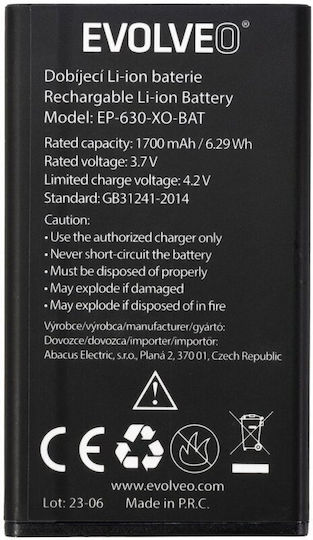 Evolveo Ersatzakku 1700mAh für EasyPhone XO