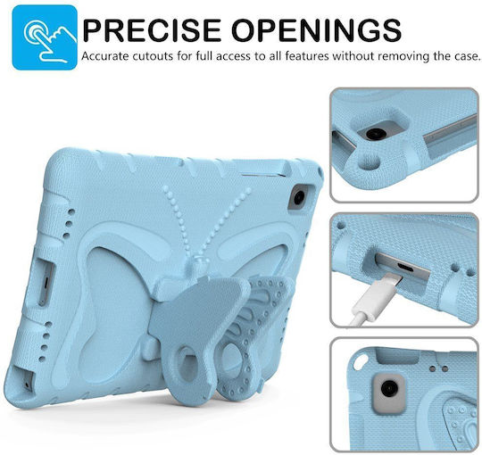 Shockproof Butterfly Kickstand Задна корица за Деца Син (Galaxy Tab A9+, Galaxy Tab A11+) 11SAM0842