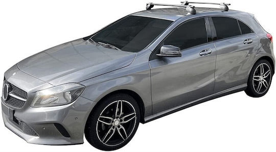 Set Car Roof Bars Iron Ends Logico Peugeot 2008 2019 Heavy Duty 50 Kg 112cm Cam