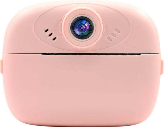 Smartic Cameră Pentru Copii Hd 1080p Rezoluție Baterie 1000mah Ecran 2.4 Inch Card Memorie 32 Gb Funcție Imprimare Instantanee Jocuri Incorporate Mp3 Mod Selfie Usb Type-c Roz