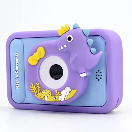 Cameră Pentru Copii Smartic Hd Rezoluție 1080p Baterie 600mah Ecran 2.4 Inch Card Memorie 32 Gb Jocuri Incorporate Mp3 Mod Selfie Usb Type-c Violet