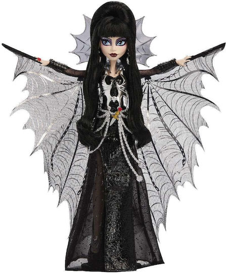 Mattel Monster High Mistress of the Dark, Elvira Skullector Συλλεκτική Κούκλα για 6+ Ετών