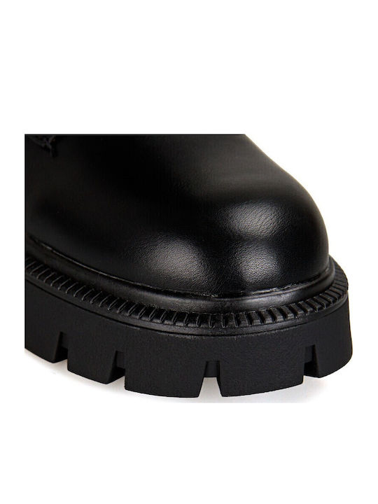 Women's Boots with Laces Black