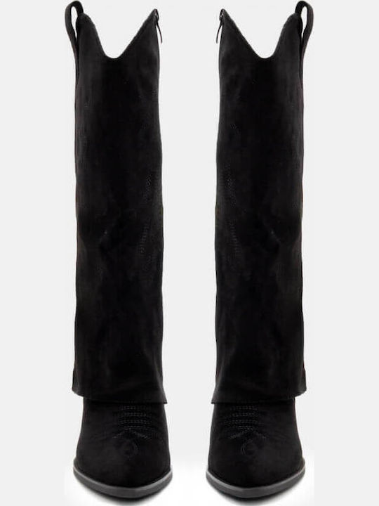 Damenstiefel Cowboy Schwarz