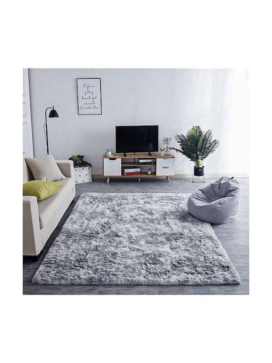 Strado Carpets Χαλί Ορθογώνιο Shaggy Light Grey 140x200cm