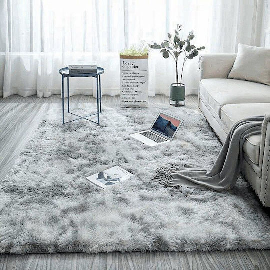 Strado Carpets Χαλί Ορθογώνιο Shaggy Light Grey 140x200cm