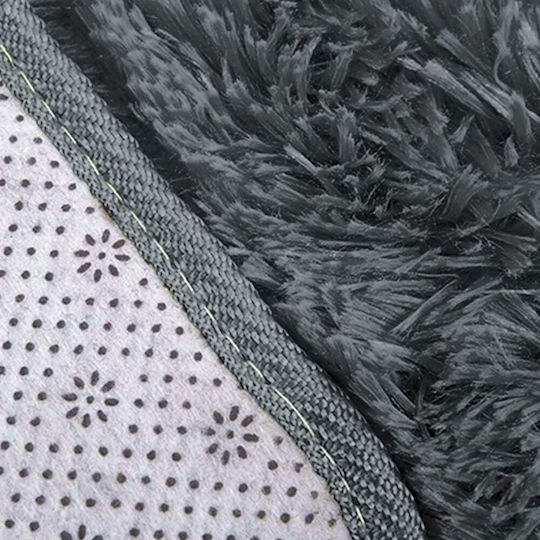 Dywan Living Room Shaggy 300x400 Dark Silver Uniwersalny