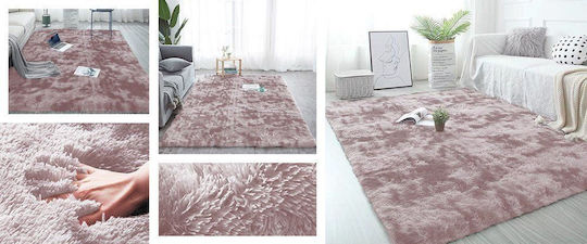 Strado Carpets Αντιολισθητικό Χαλί Ορθογώνιο Shaggy Pink 200x300cm