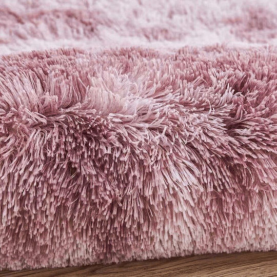 Strado Carpets 160x230см Неплъзгащ Се Shaggy Розов
