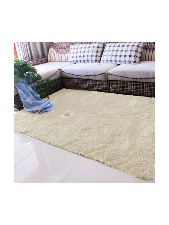 Strado Carpets Χαλί Ορθογώνιο Shaggy Creambeige (beige) 200x250cm