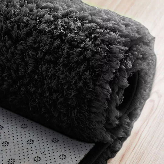Strado Carpets Teppich Rechteckig Synthetisch,Polyester/Cotton/Leather Black (czarny)