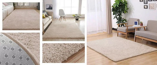 Strado Carpets Teppich Rechteckig Synthetisch,Polyester/Cotton/Leather Beige