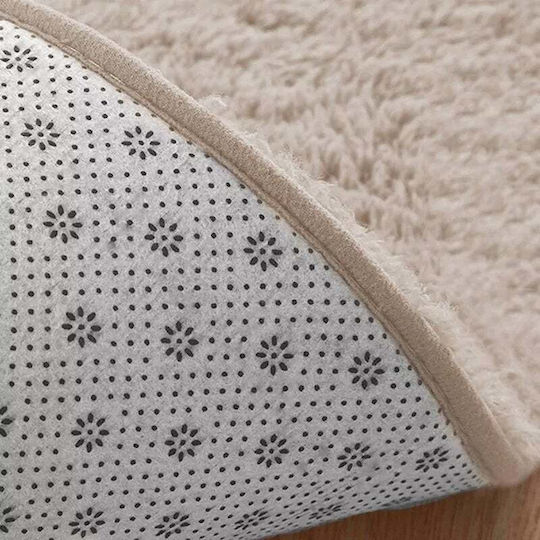 Strado Carpets Teppich Rechteckig Synthetisch,Polyester/Cotton/Leather Beige