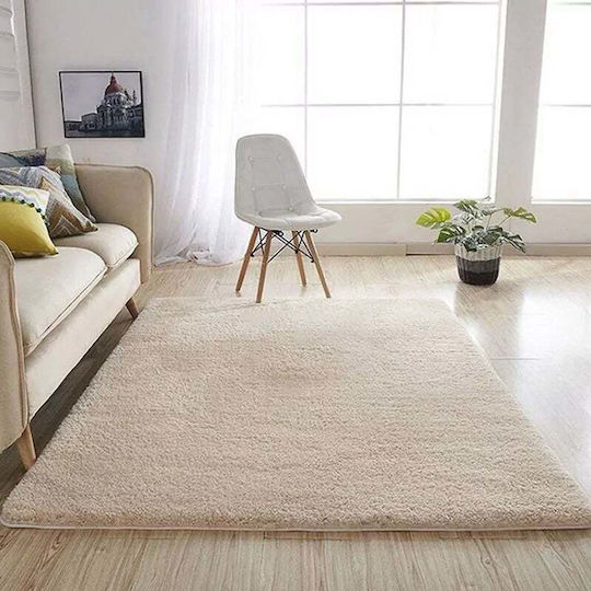 Strado Carpets Teppich Rechteckig Synthetisch,Polyester/Cotton/Leather Beige