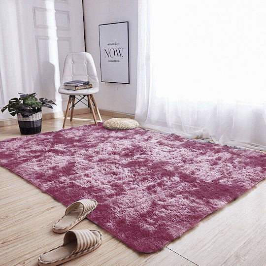 Strado Carpets Αντιολισθητικό Χαλί Ορθογώνιο Shaggy Pink 160x220cm