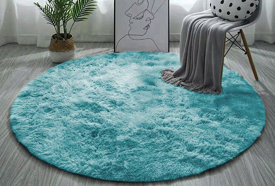 Килим Кръгла Ombreblue (light Blue)