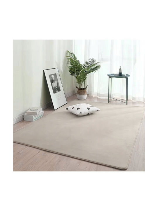 Anti-slip Rug Rectangular Polarbeige (beige)