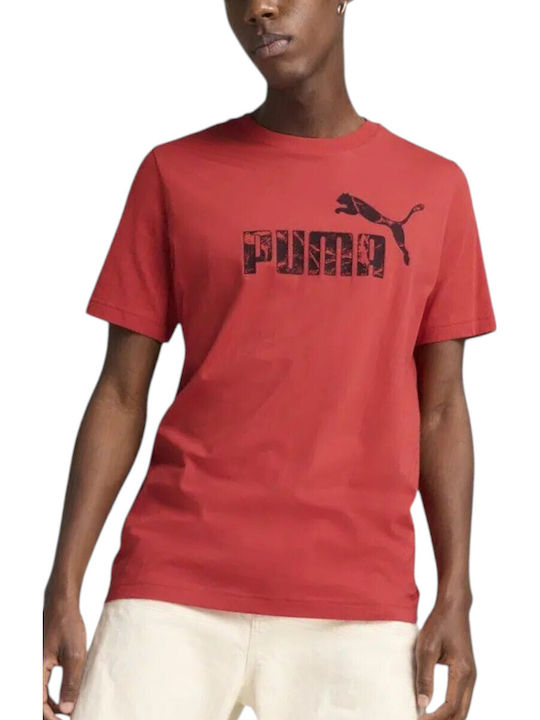 Tricou Sport Cu Imprimeu Roșu