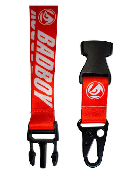 Μπρελόκ Λουράκι Λαιμού Bad Boy Logo Safebreak 50 Cm Κόκκινο Μπρελόκ Λουράκι Λαιμού Bad Boy Logo Safebreak 50 Cm Κόκκινο