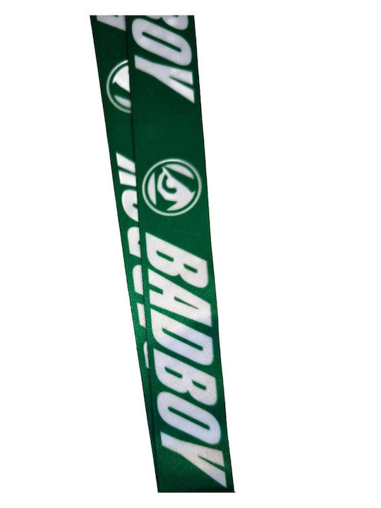 Μπρελόκ Λουράκι Λαιμού Bad Boy Logo Safebreak 50 Cm Πράσινο