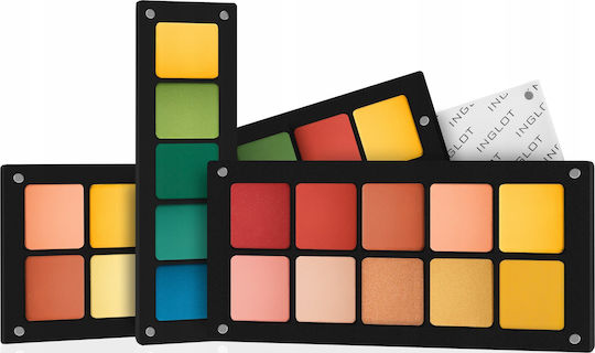 Inglot Freedom System Eye Shadow Pearl Square 607 Pressed Powder Eye Shadow with Orange Colour 2.7g