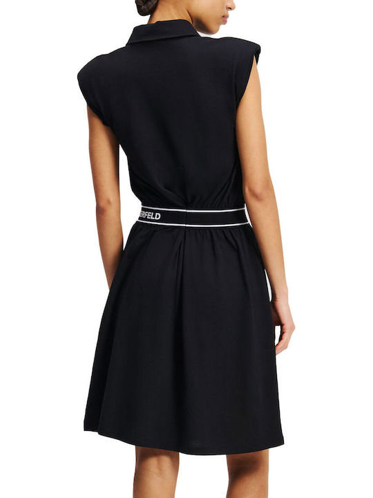 Sommer Damenkleid Schwarz