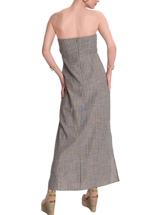 Καλοκαιρινό Maxi Φόρεμα grey