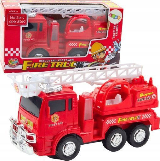 Lean Toys Fire Brigade Φορτηγό Πυροσβεστικό