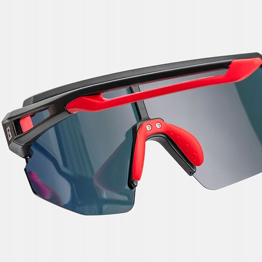 Rockbros Cycling Glasses with White Frame & Polarized Lenses