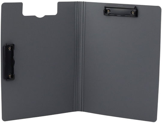 Light Blue Plastic A4 Clipboard Two Clips
