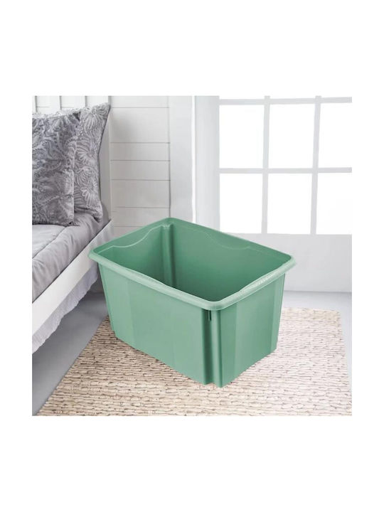 Plastic Storage Box Green 55x40x30cm 1pcs