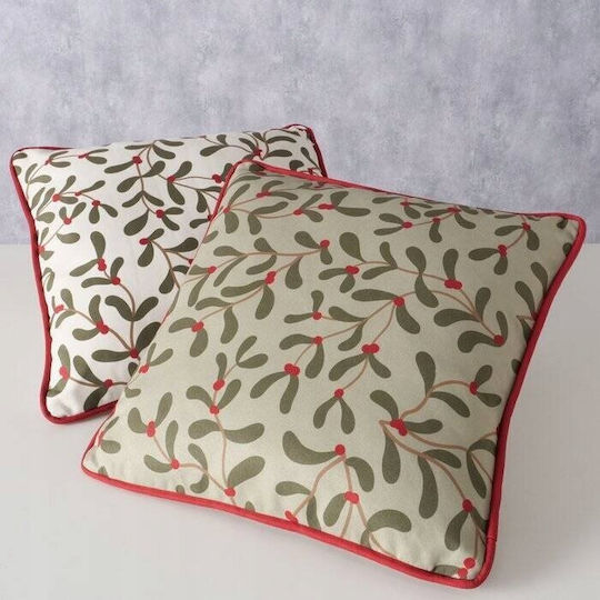 Boltze Sofa-Kissen Mistletoe 45x45cm