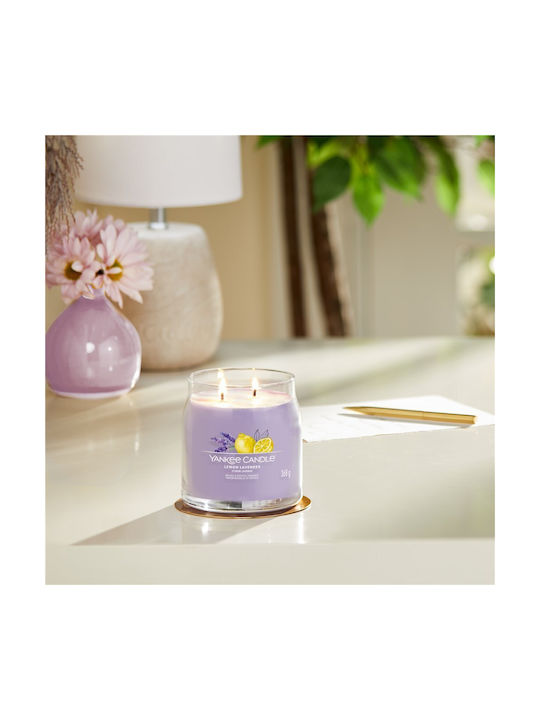 Yankee Candle Aromatisches Kerze Signature in Gefäß mit Parfüm Zitrone 368gr