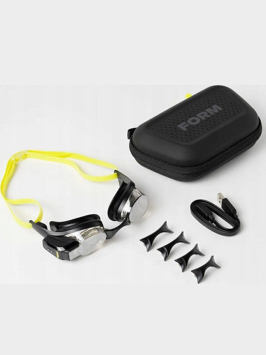 Form Smart Swim 2 Smart Γυαλιά Κολύμβησης Ενηλίκων Μαύρα