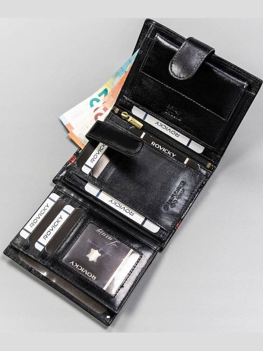 Мъжки Портфейл с RFID Черен
