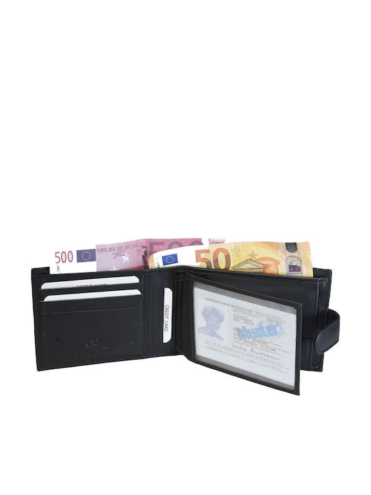 Ανδρικό Πορτοφόλι Καρτών με RFID Μαύρο