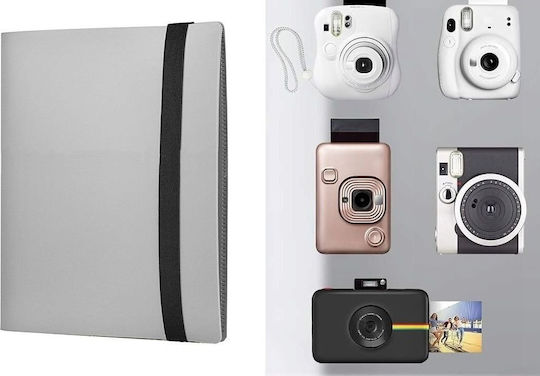 Loveinstant Album Na Zdjęcia 360 Zdjęć Do Fujifilm Instax Mini Xiaomi Polaroid Canon Hp Kodak Szary