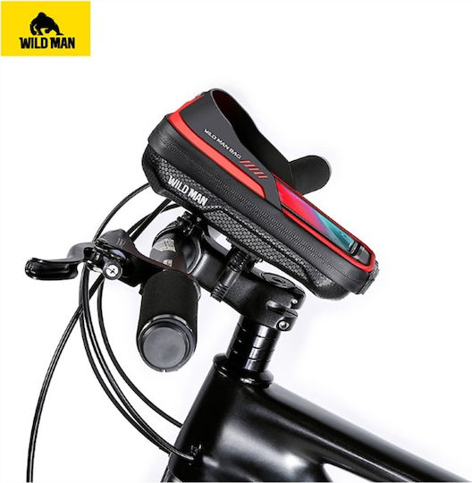 Wildman Es16 L Bicycle Phone Holder Waterproof Handlebar Mount 0.5l 20.5 X 10.5 X 9 Cm Gray