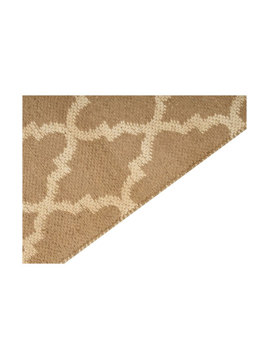 Beliani Rectangular Jute Rug Beige 160x230cm