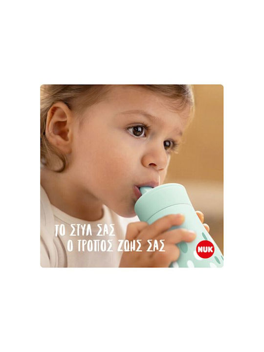 Nuk Minime Flip Water Bottle Stainless Steel 500ml Green