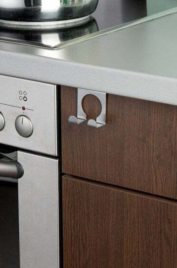 Russell Hobbs Wenko Double Wall-Mounted Bathroom Hook ​5x5cm Inox Gray
