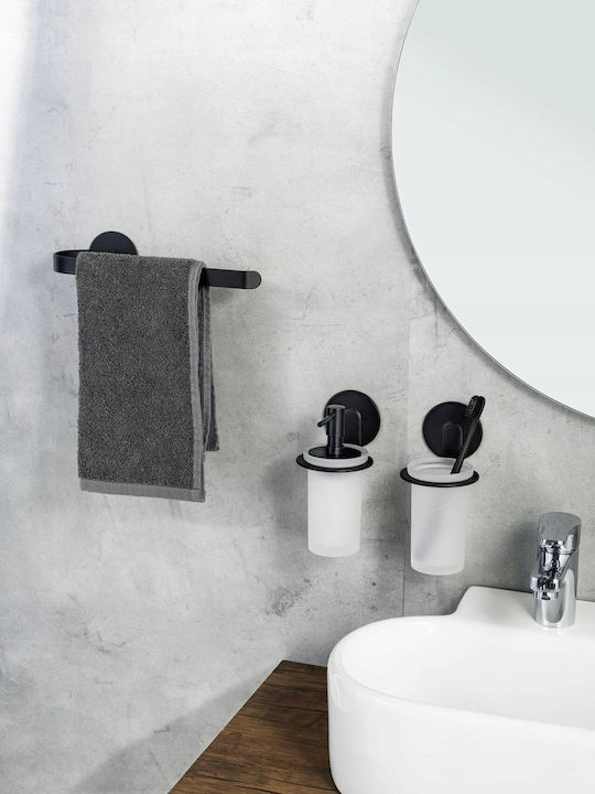 Wenko Bathroom Rail Wall-Mounted with Screws 26.5x6.5cm Silver