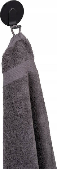Wenko Towels Single Wall-Mounted Bathroom Hook Silver