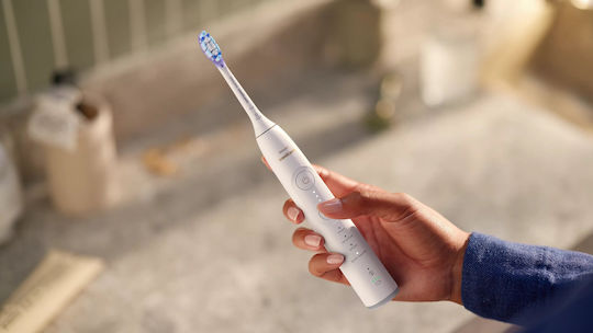Philips Sonicare Protectiveclean Ηλεκτρική Οδοντόβουρτσα με Αισθητήρα Πίεσης και Θήκη Ταξιδίου Λευκή