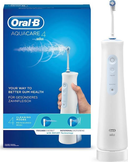 Oral-B Aquacare 4 Oxyjet Water Flosser Λευκό