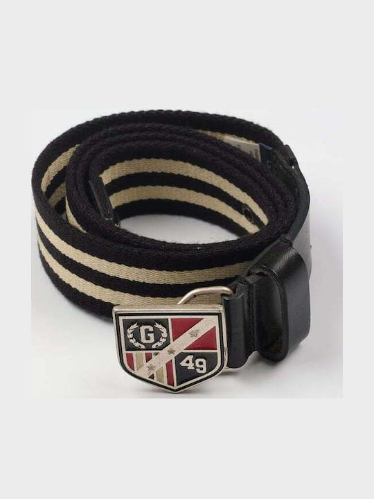Herren Gürtel Gürtel aus Gewebe Schwarz
