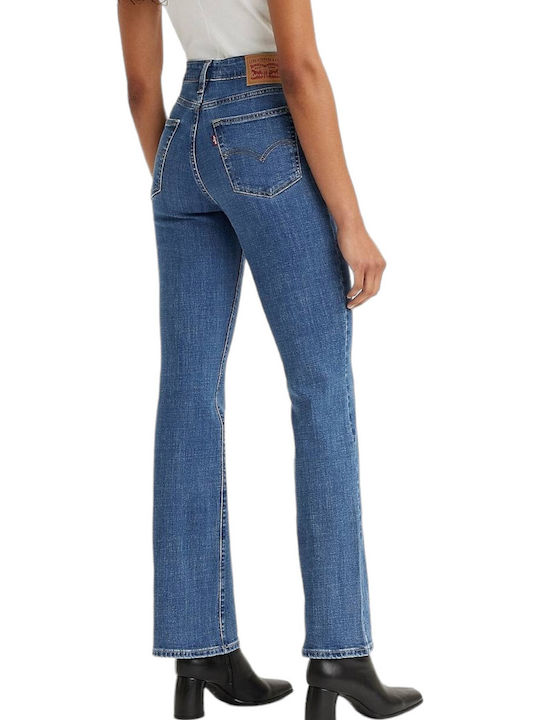 725 High Waist Women's Jean Trousers Flared in Bootcut Fit Lapis