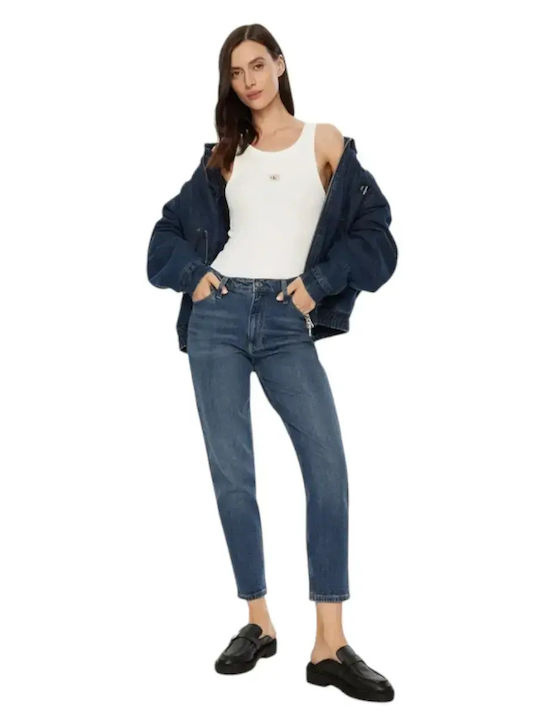 Calvin Klein J20j224514 1bj Сини Mom Дънки