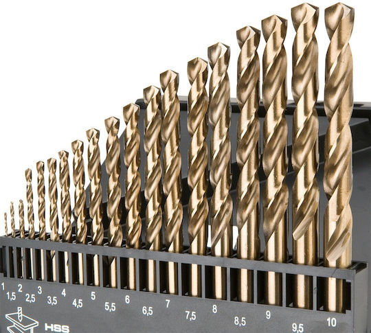 Neo Tools Set 19 Burghie Cobalțiu pentru Metal