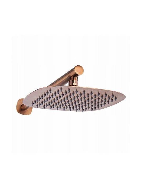 Invena Built-in Mixer & Shower Head Set for Shower Copper